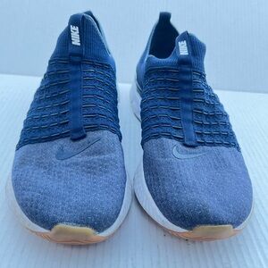 Nike Navy Blue Knit Slip-On Shoes Sz. 13